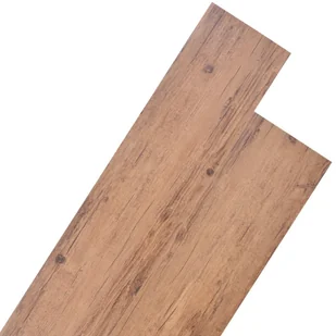 Panele podłogowe z PVC, 5,26 m, 2 mm, orzechowy brąz - Panele podłogowe - miniaturka - grafika 2