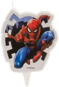 Urodziny dla dorosłych - Dekora Świeczka na tort "Spiderman" DEKORA 7 cm DK346208 - miniaturka - grafika 1