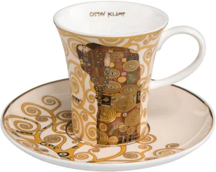Goebel Filiżanka do espresso "Spełnienie" Gustav Klimt Goebel 67011671 - Filiżanki - miniaturka - grafika 4