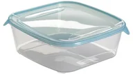 Pojemniki kuchenne - Curver 180507 pojemnik Fresh jeżykach go pojemnik do przechowywania, hermetyczny, kwadratowa, polipropylenu, przezroczysta/niebieski 180488 - miniaturka - grafika 1