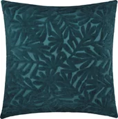 Poduszki dekoracyjne - Atmosphera Poduszka dekoracyjna z aksamitu EDI 40 x 40 cm niebieska 178536Q - miniaturka - grafika 1