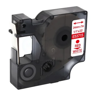 Dymo strefadrukarek.pl Taśma D1 53715 24mm x 7m biała czerwony nadruk - zamiennik | OSZCZĘDZAJ DO 80% - ZADZWOŃ! 730811399 PROMOCJA! D1-53715 - Etykiety do drukarek Dymo strefadrukarek.pl Taśma D1 53715 24mm x 7m biała czerwony nadruk - zamiennik | OSZCZĘDZAJ DO 80% - ZADZWOŃ! 730811399 PROMOCJA! D1-53715 - Etykiety do drukarek - miniaturka - grafika 1