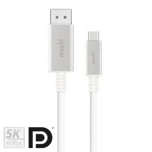 Moshi USB-C to DisplayPort Cable - Aluminiowa przejściówka z USB-C do DisplayPort 5K/60fps (srebrny) 99MO084102 - Kable USB - miniaturka - grafika 2