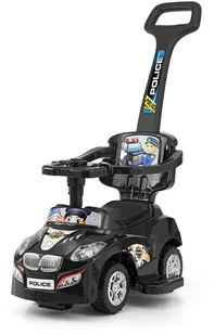 Milly Mally Pojazd / Jeździk Happy Czarny - Jeździki dla dzieci - miniaturka - grafika 2