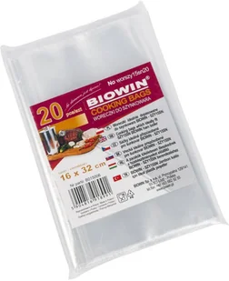 Biowin Woreczki foliowe do pieczenia 22,5x32 cm 20 sztuk worszy30sn20 - Pozostałe akcesoria kuchenne - miniaturka - grafika 2