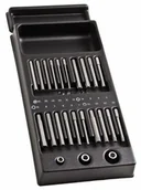 Pozostałe wyposażenie warsztatu - FACOM Moduł końcówek do śrub z rowkiem, Torx, Resistorx i XZN MOD.E20L MOD.E20L - miniaturka - grafika 1