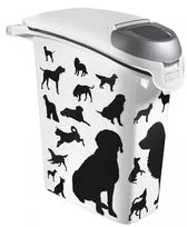 Curver Pojemnik na karmę CURVER, Czarne Pieski, 23 l - Pozostałe akcesoria dla psów - miniaturka - grafika 2