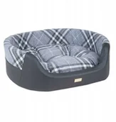 Legowiska dla psów - Ami Play Legowisko Elipsa dla Psa 2in1 Kent L Czerń - miniaturka - grafika 1