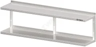 Wyposażenie lokali gastronomicznych - Stalgast półka wisząca podwójna 1400x400x390 mm 981844140 - miniaturka - grafika 1