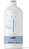 Kosmetyki kąpielowe dla dzieci - NAF Naval F naturalna pianka do kąpieli z olejem z nasion bawełny, pianka do kąpieli dla dzieci i niemowląt, bez agresywnych środków chemicznych, 500 ml - miniaturka - grafika 1