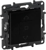 Wyłączniki światła i elektryczne - Legrand Łącznik do sterowania roletami Niloe Step 863544 3-pozycyjny wkręty czarny - miniaturka - grafika 1