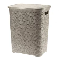 Kosze na bieliznę - Galicja Kosz na pranie 55L taupe - miniaturka - grafika 1