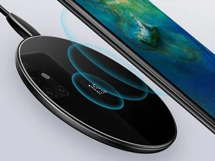 Baseus Ładowarka indukcyjna QI Simple Wireless Charger 15W black WXJK-B01 - Ładowarki do telefonów - miniaturka - grafika 7