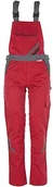 Odzież robocza - Planam Highline damskie spodnie robocze ogrodniczki, szaroniebieskie/czarne/czerwone, 44, czerwony/łupek/czarny 2392044 - miniaturka - grafika 1