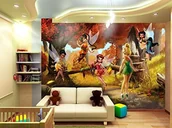 Fototapety - AG Design ftdn5062 Disney Fairies wróżki, fototapeta z włókniny, 4 części, 360 x 270 cm Multicolor FTDN5062 - miniaturka - grafika 1