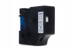 Dymo oryginalny taśma do drukarek etykiet 45804 S0720840 niebieski druk/bia - Taśmy do drukarek barwiące - miniaturka - grafika 3