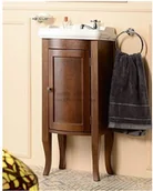 Szafki łazienkowe - Sapho Sapho Retro szafka z drzwiczkami pod umywalkę 41 cm buk 1640 - miniaturka - grafika 1