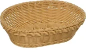 Wyposażenie lokali gastronomicznych - APS Koszyk owalny z polipropylenu 320x230x70 mm, beżowy | Profi Line 50815 - miniaturka - grafika 1