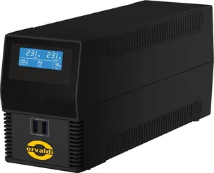 Orvaldi UPS UPS i600 LCD USB ID600CH - Zasilacze awaryjne UPS - miniaturka - grafika 2