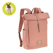Torby i organizery dla mam - Lassig Green Label Plecak dla mam z akcesoriami Rolltop Backpack Cinnamon - miniaturka - grafika 1