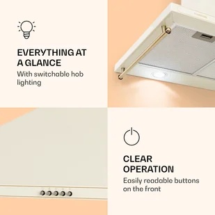 Klarstein Victoria 90 DSM-Victoria-90Ivo - Okapy kuchenne - miniaturka - grafika 4