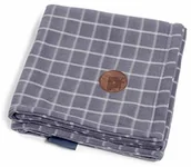 Legowiska dla psów - Petface petface Window Pane, tkanina polarowa na suficie, miękki dla psa/ciepła, wzór w kratę, szary lub czerwony - miniaturka - grafika 1