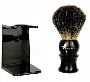 Pędzel Do Golenia Ze Stojakiem Włosie Borsuk 100% - Pędzle do golenia - miniaturka - grafika 4