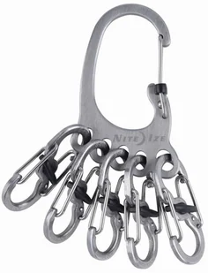 Nite Ize Brelok BigFoot + 5x micro karabińczyk stal nierdzewna - Survival - akcesoria - miniaturka - grafika 2