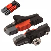 Hamulce rowerowe - Clarks Klocki do hamulców szosowych Czarne okl x2 - miniaturka - grafika 1