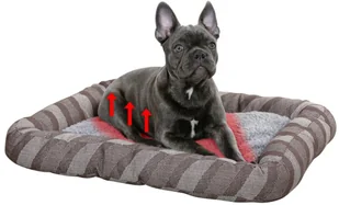 Kerbl Legowisko dla psa Pablo, 60x50 cm, szare, 80364 - Legowiska dla psów - miniaturka - grafika 5