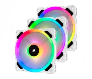 Corsair wentylator LL120 RGB LED Static Pressure 120 mm PWM trójpak biały (CO-9050092-WW) - Chłodzenie procesora - miniaturka - grafika 2