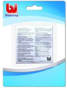 Bestway Wodoodporne łatki naprawcze do artykułów dmuchanych 62091 - Akcesoria turystyczne - miniaturka - grafika 3