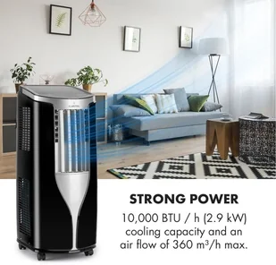 Klarstein New Breeze ECO mobilny klimatyzator 935 W 10.000 BTU/h (2,9 kW) A+ ACO6- - Klimatyzatory - miniaturka - grafika 14