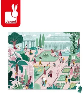 Janod Puzzle w walizce Ogród botaniczny 200 elementów 7+, solution_bc3700217326722 - Puzzle - miniaturka - grafika 2