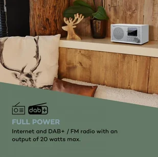 Auna Silver Star Mini Białe - Radia - miniaturka - grafika 2