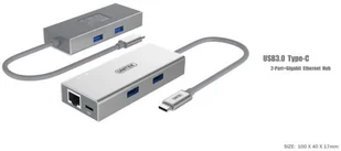 Unitek Adapter USB TYP-C Power Delivery USB 3.0/GIGA ETHERNET Y-9106 - Adaptery i przejściówki - miniaturka - grafika 8