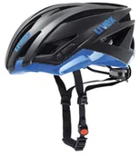 Kaski rowerowe - UVEX x Ultrasonic Race Black Mat-Blue 52-56 - miniaturka - grafika 1