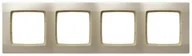 Klawisze i ramki - Ospel Karo ecru ramka R-4S/42 R-4S/42 - miniaturka - grafika 1