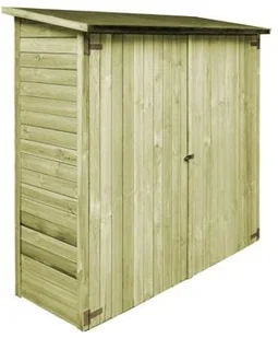 vidaXL Szopa ogrodowa z impregnowanego drewna sosnowego, 192x76x175 cm - Altany ogrodowe - miniaturka - grafika 2