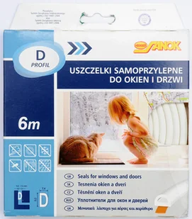 Stomil Sanok USZCZELKA DO OKIEN I DRZWI EPDM TYP D BIAŁA 6M 76752 ZYSKAJ RABAT 30 ZŁ 76752 - Akcesoria do okien - miniaturka - grafika 2