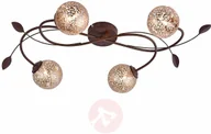 Lampy sufitowe - Paul Neuhaus Oświetlenie GRETA Lampa Sufitowa Rudy, 4-punktowe 6395-48 - miniaturka - grafika 1