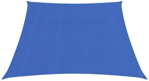 vidaXL Żagiel przeciwsłoneczny, 160 g/m, niebieski, 3/4x2 m, HDPE 311543 - Parasole ogrodowe - miniaturka - grafika 2