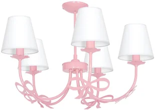 Decoland Żyrandol KOKARDKA 5xE14/60W/230V - Lampy sufitowe - miniaturka - grafika 4