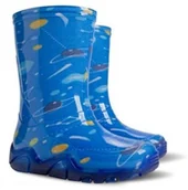 Buty dla dziewczynek - Demar Kalosze dziecięce STORMER PRINT T (20-27) - Mała 0030T - miniaturka - grafika 1