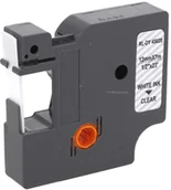 Etykiety do drukarek - Dymo Zamiennik taśmy D1 45020 12mm przeźroczysta/biały - miniaturka - grafika 1