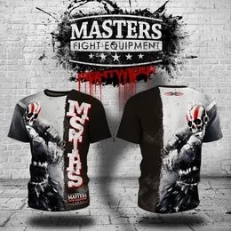 Masters FIGHT EQUIPMENT Koszulka męska treningowa, Fightwear Collection Dark Side Warrior, rozmiar L - Kimona, stroje i obuwie - miniaturka - grafika 2
