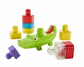 Klocki - Fisher Price Krokodylek + klocki do układania - miniaturka - grafika 1