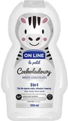 Kosmetyki kąpielowe dla dzieci - On Line LE PETIT ŻEL 3W1 DLA DZIECI 350ML CZEKOLADOWY - miniaturka - grafika 1