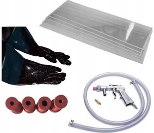 215 APTUT Piaskarka kabinowa full komplet solidna pojemność 220 L ciśnienie robocze 40-80 psi)2.75 5.5 bar) 21577620 77620-uniw - Pozostałe narzędzia pneumatyczne - miniaturka - grafika 15