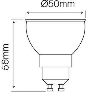 LED Line ŻARÓWKA LED LEDline GU10 10W biała dzienna 4000K 170-250V - 10 szt. 248597-10x - Żarówki LED - miniaturka - grafika 4